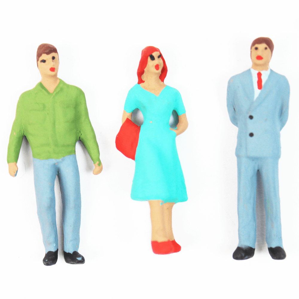 Figuras Para Maquetes 1/50 689 Minitec 03 Peças